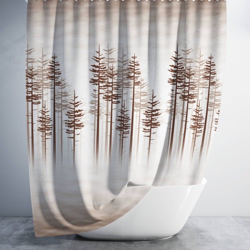 Extra long bathroom fabric - bathroom,