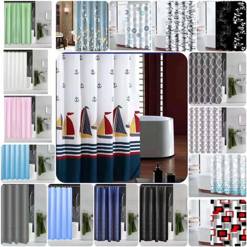 Printed shower curtain - printed,