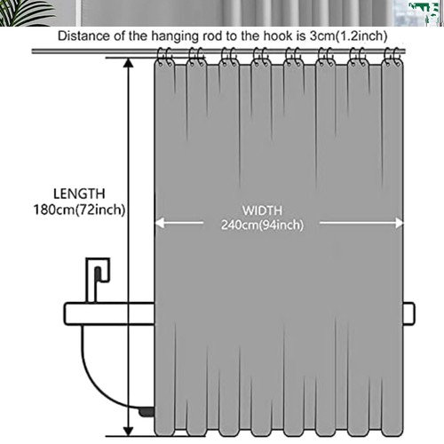 Stylish extra wide 240x180cm - wide,