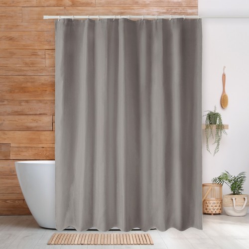 Grey shower curtain mould - grey,