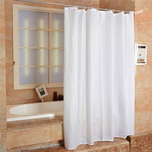 Fabric shower curtain plain - fabric,