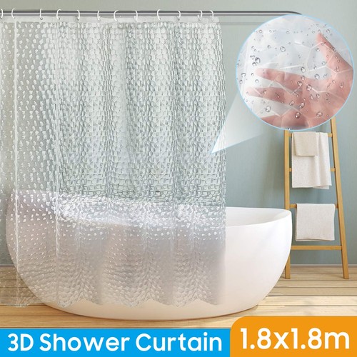 Waterproof shower curtain - shower, long