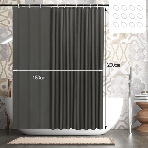 New bathroom shower curtain - shower,