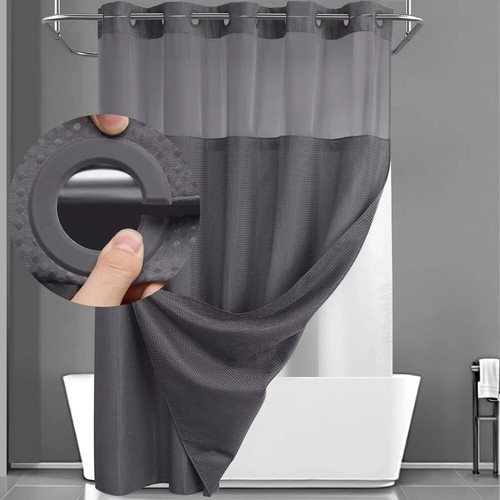 Shower drapes waffle - shower,