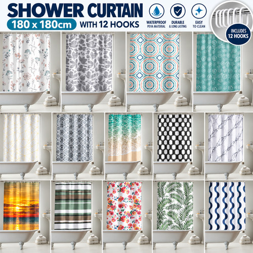 Shower curtain 180 180cm - shower,