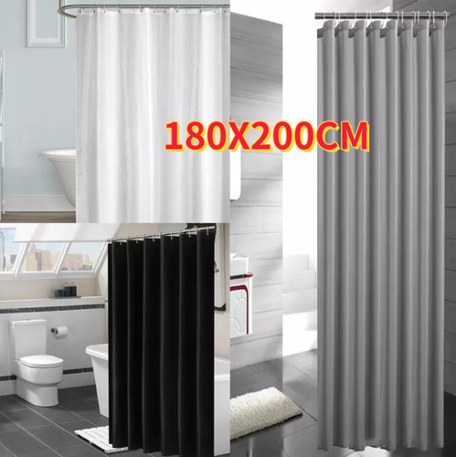 Extra long fabric shower - fabric,