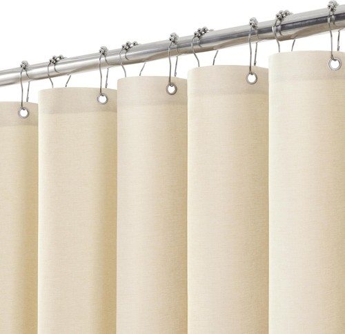 Shower curtain with metal - shower,